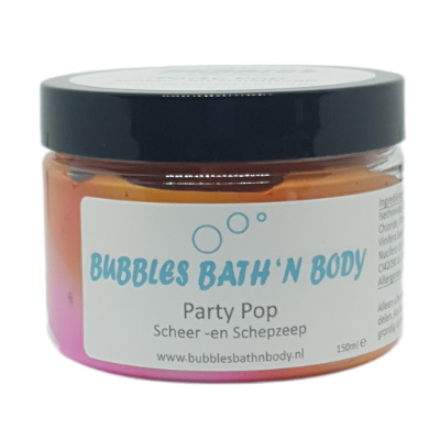 1273 - Party Pop schepzeep small Bubbles Bath _n Body