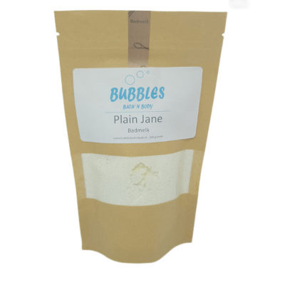 1273 - Plain Jane badmelk Large Bubbles Bath _n Body