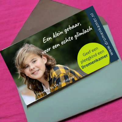 Dromenkamer cadeaukaart na Canva