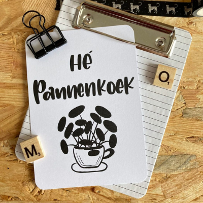 Kaart pannenkoek