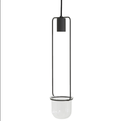 Lamp met plant