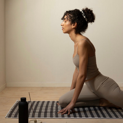 Monk en Anna yoga handdoek